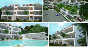 Vista exterior del proyecto de apartamento
