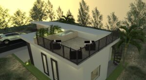 Villa en venta. Vision exterior